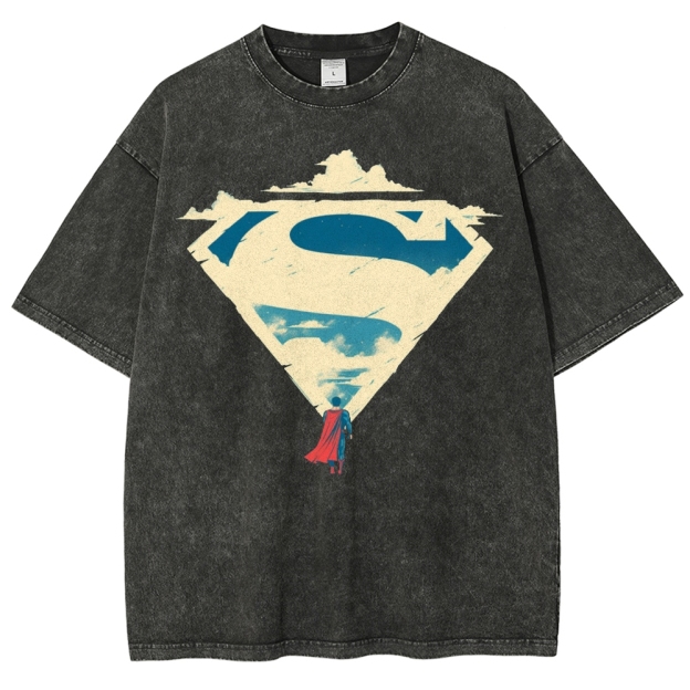 Superman Skywalk Washed T-Shirt
