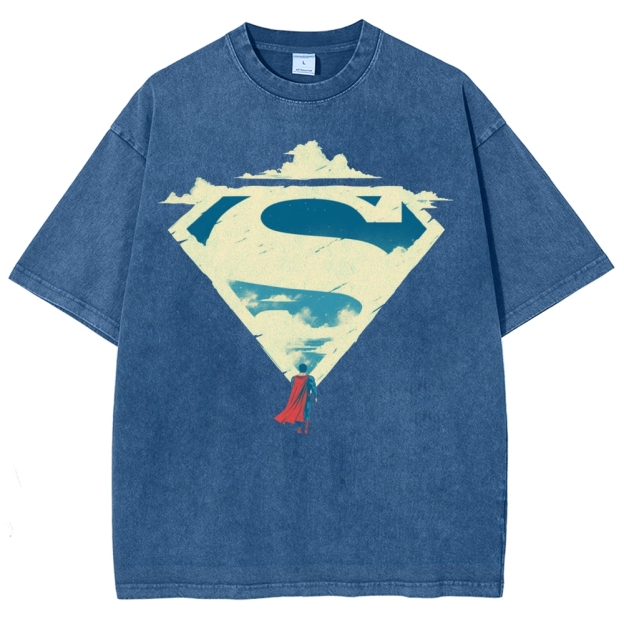 Superman Skywalk Washed T-Shirt