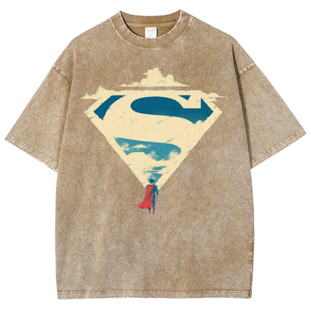 Superman Skywalk Washed T-Shirt