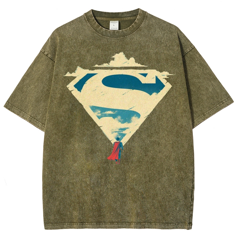 Superman Skywalk Washed T-Shirt