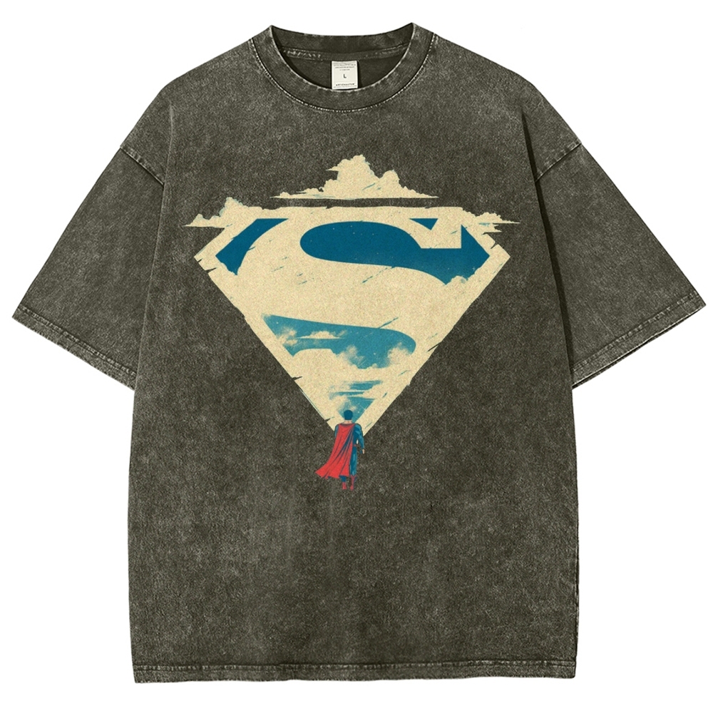 Superman Skywalk Washed T-Shirt