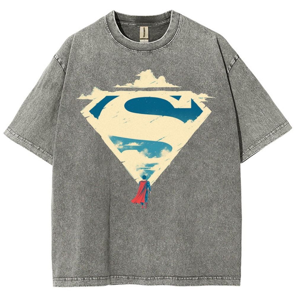 Superman Skywalk Washed T-Shirt