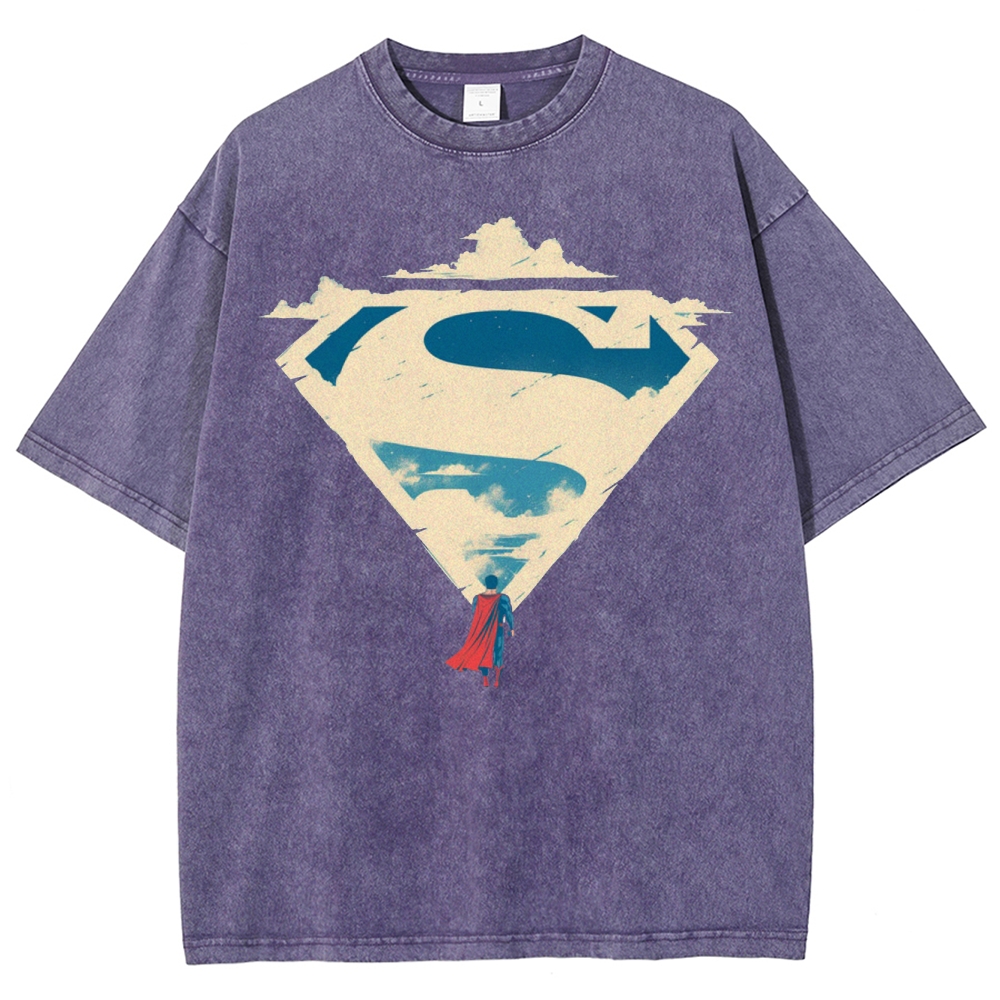 Superman Skywalk Washed T-Shirt