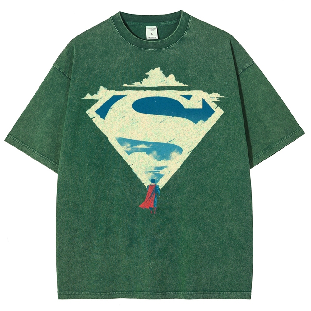 Superman Skywalk Washed T-Shirt