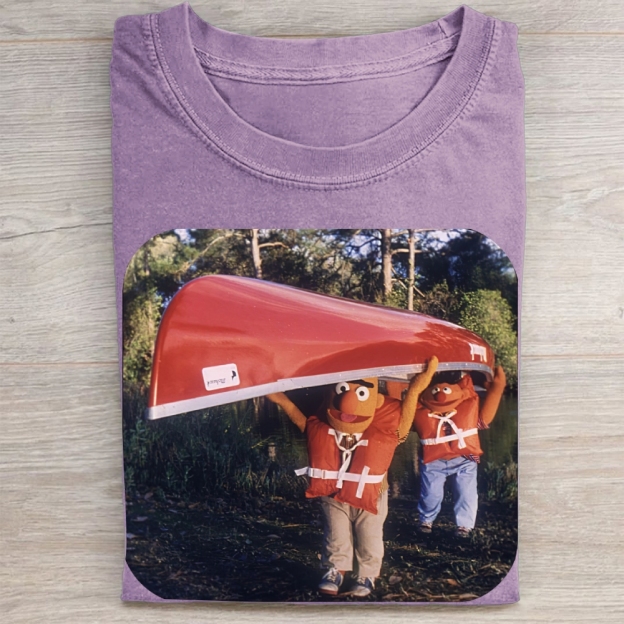 Bert & Ernie Canoe Trip Vintage Washed Tee