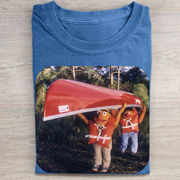 Bert & Ernie Canoe Trip Vintage Washed Tee