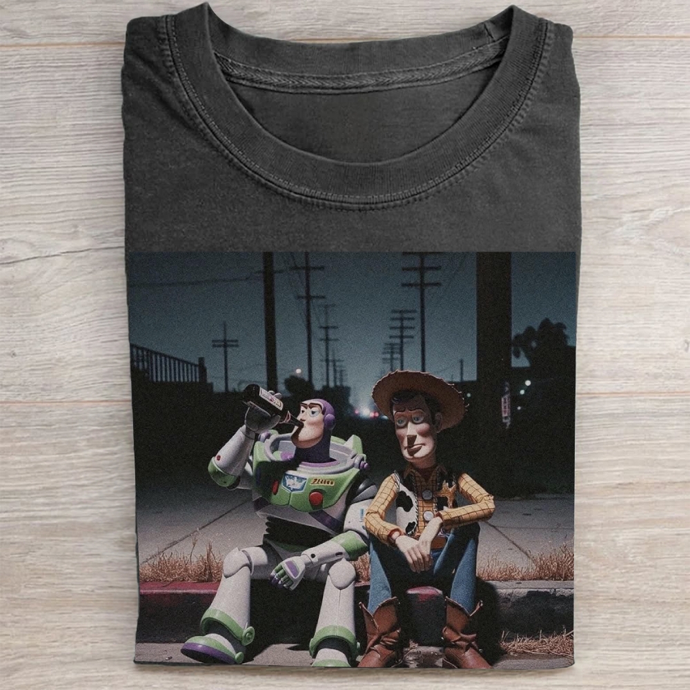 Late Night Toy Story Vintage Washed Tee