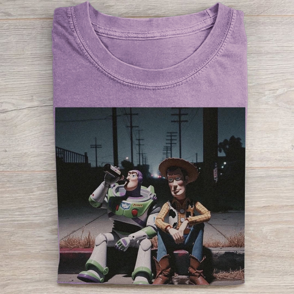 Late Night Toy Story Vintage Washed Tee