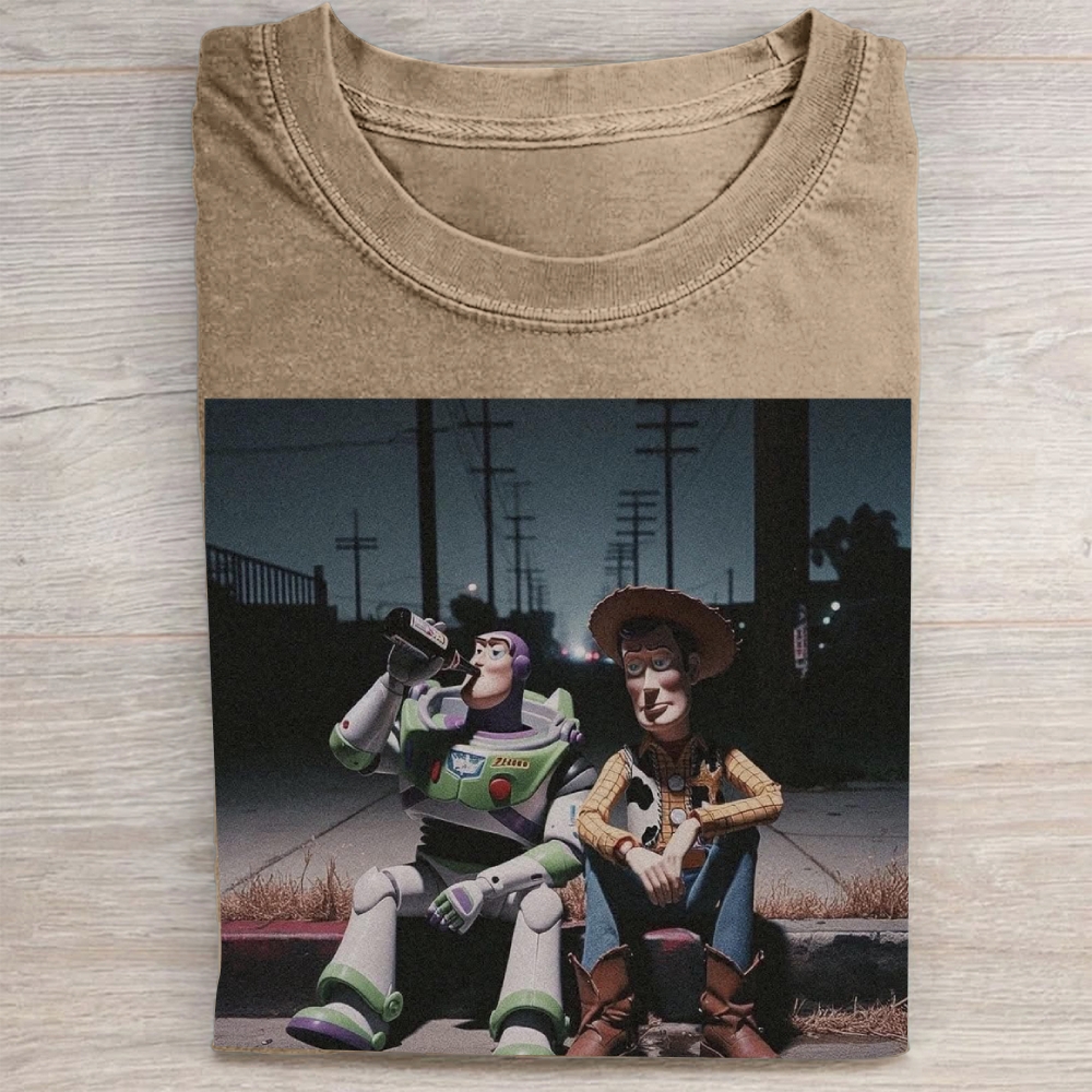 Late Night Toy Story Vintage Washed Tee