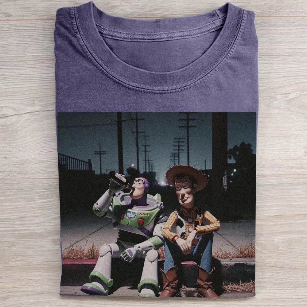 Late Night Toy Story Vintage Washed Tee