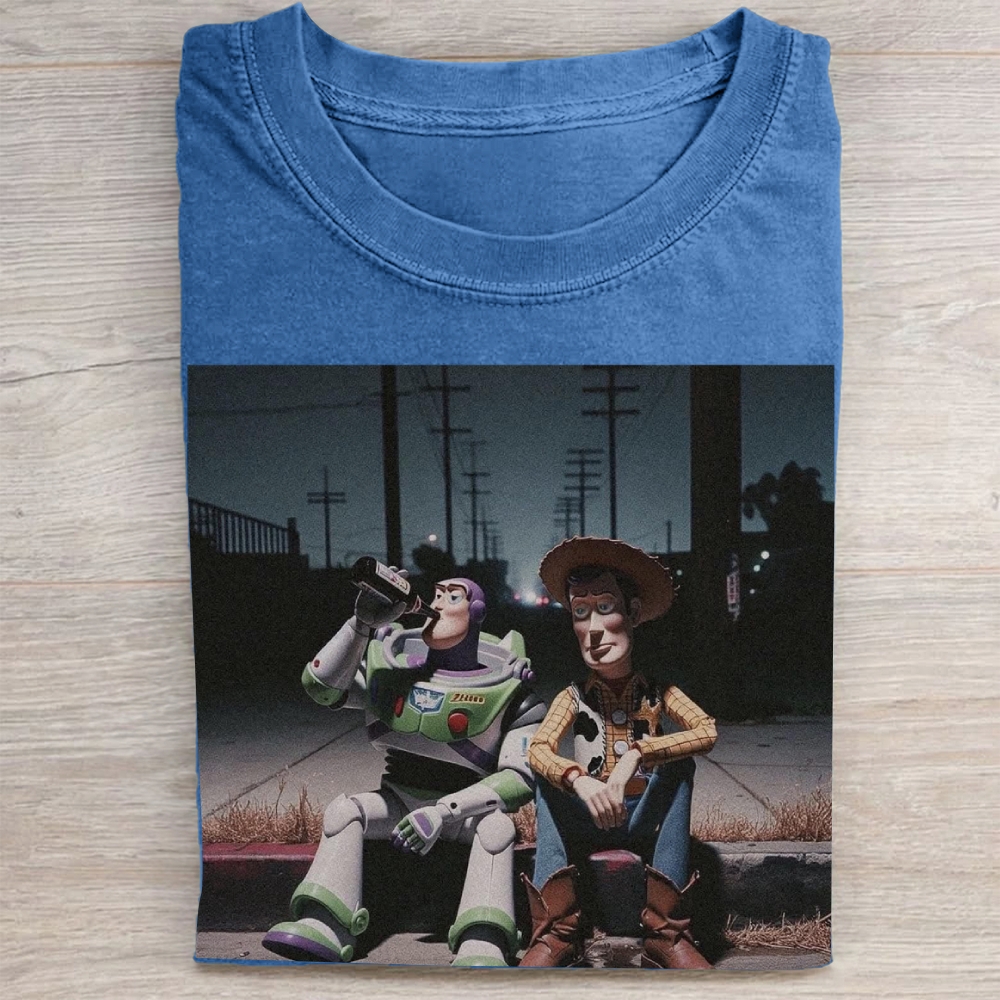 Late Night Toy Story Vintage Washed Tee