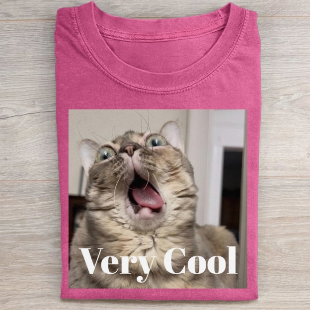 Gumbus Very Cool  Cat Washed Tee