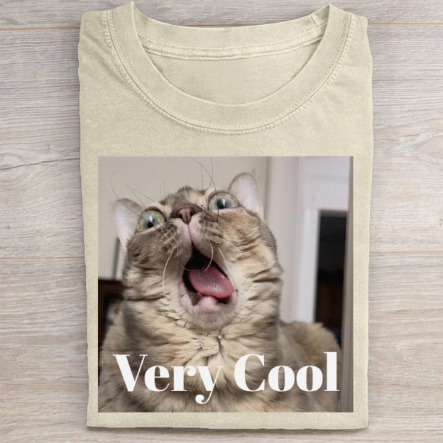 Gumbus Very Cool  Cat Washed Tee