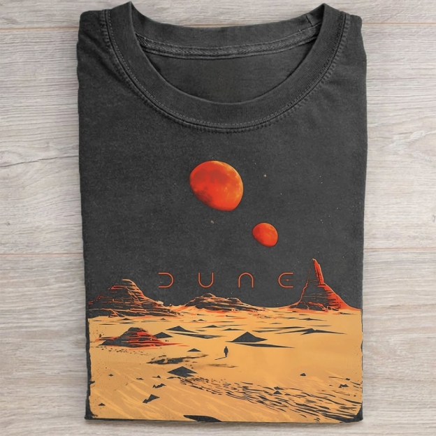 Desert Landscape Graphic Vintage Washed Tee