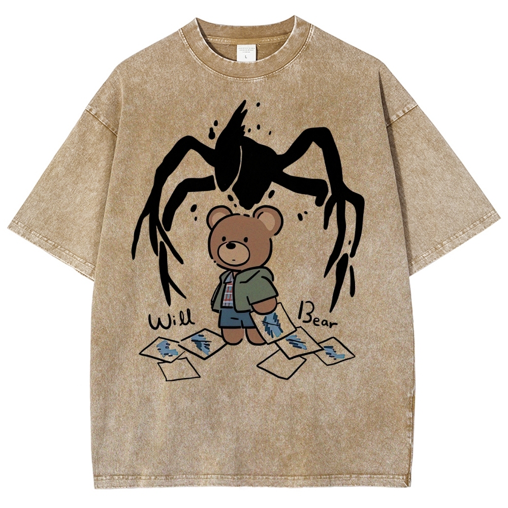 Will Bear Mind Flayer Washed T-Shirt