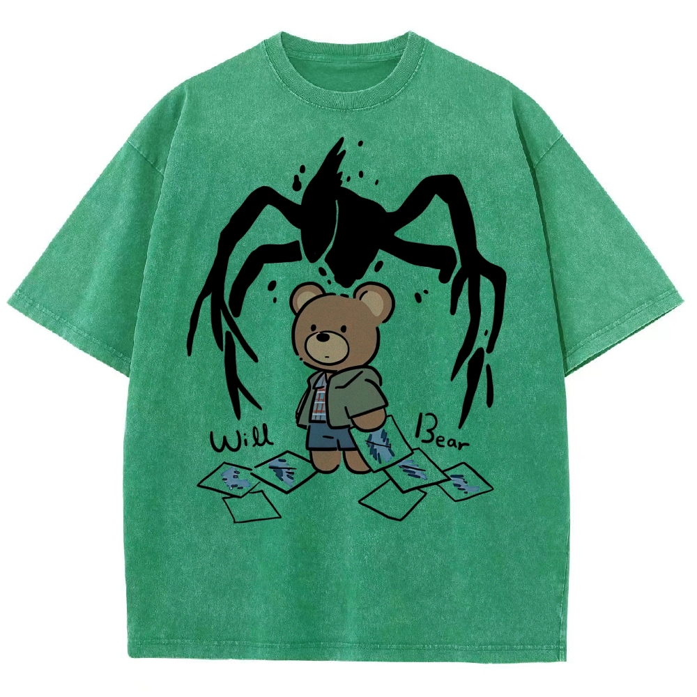 Will Bear Mind Flayer Washed T-Shirt