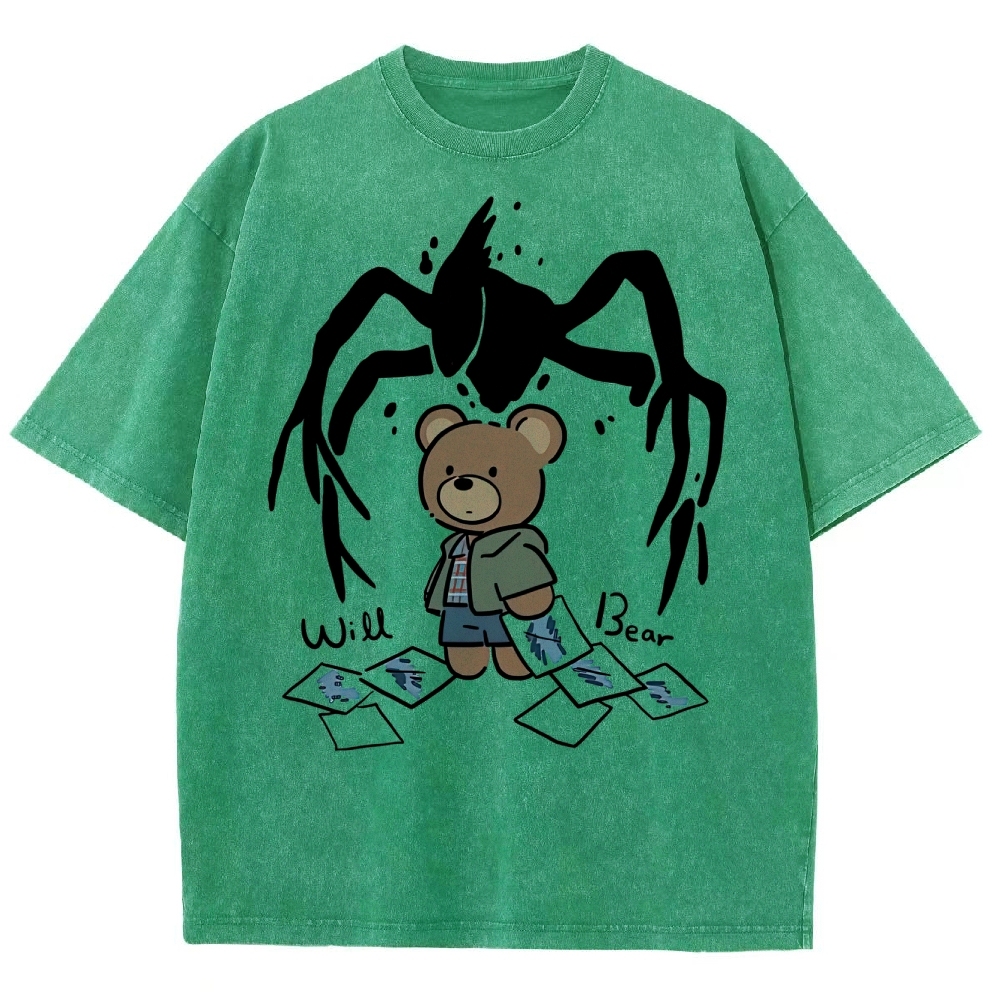 Will Bear Mind Flayer Washed T-Shirt