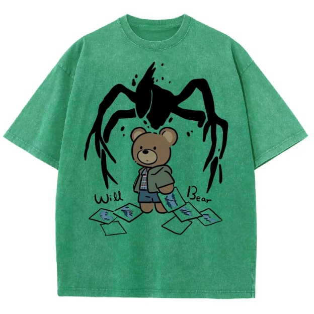 Will Bear Mind Flayer Washed T-Shirt