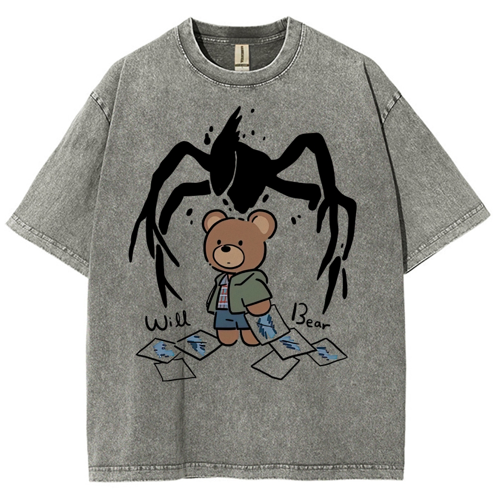 Will Bear Mind Flayer Washed T-Shirt