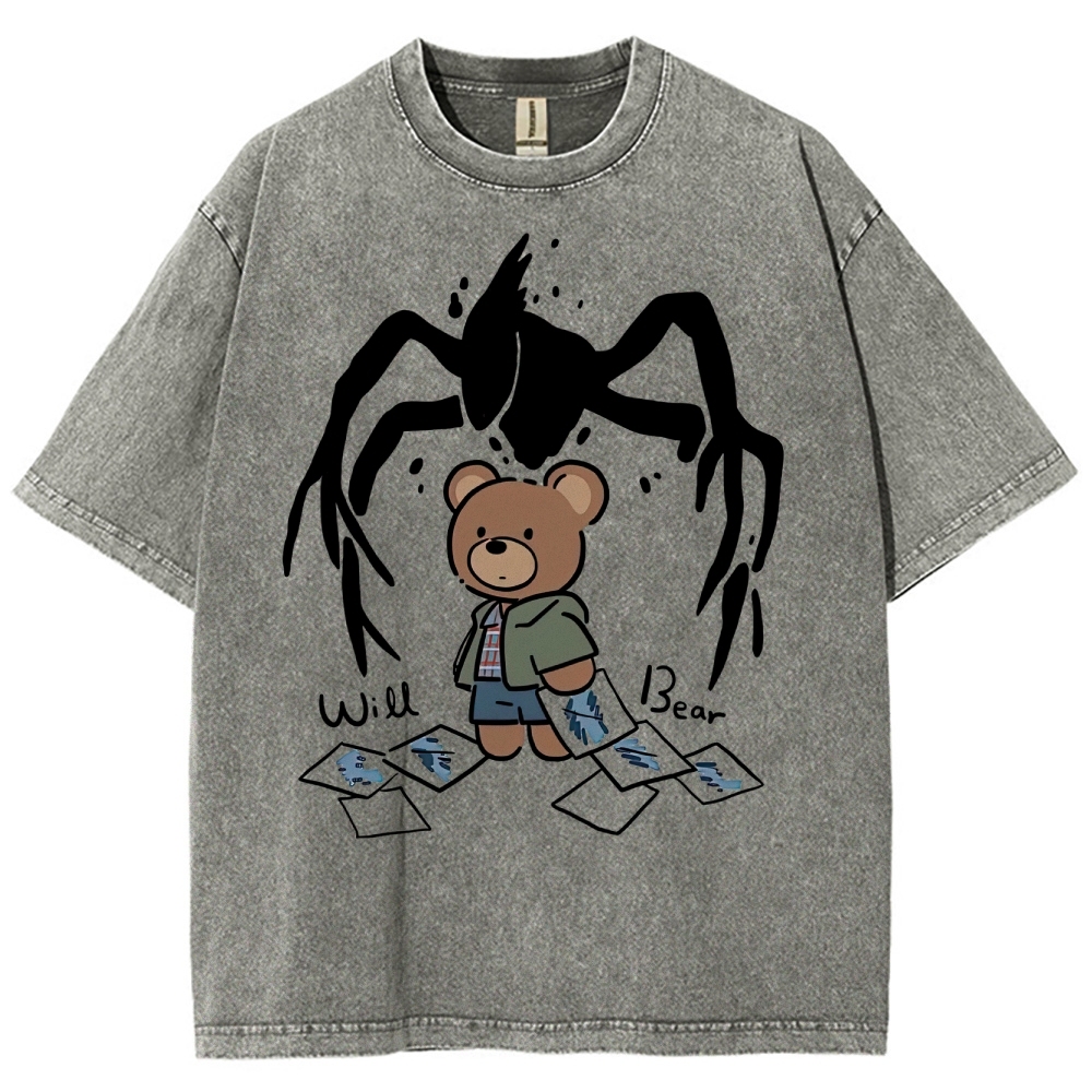 Will Bear Mind Flayer Washed T-Shirt