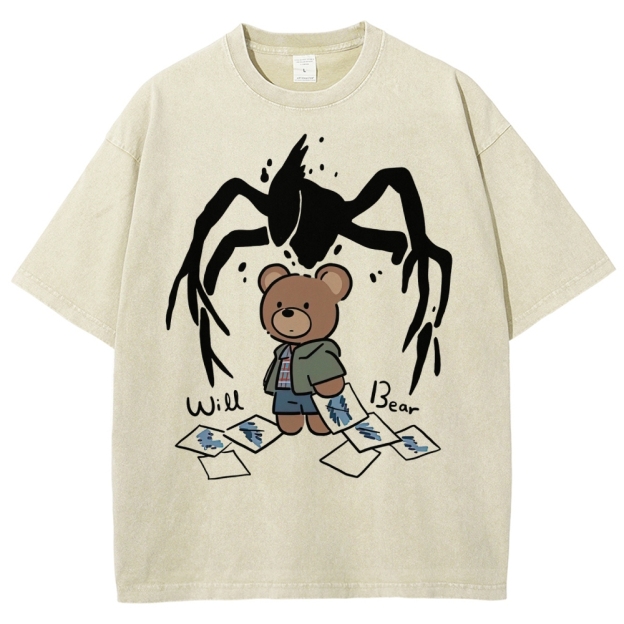 Will Bear Mind Flayer Washed T-Shirt