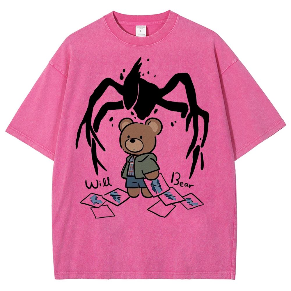 Will Bear Mind Flayer Washed T-Shirt