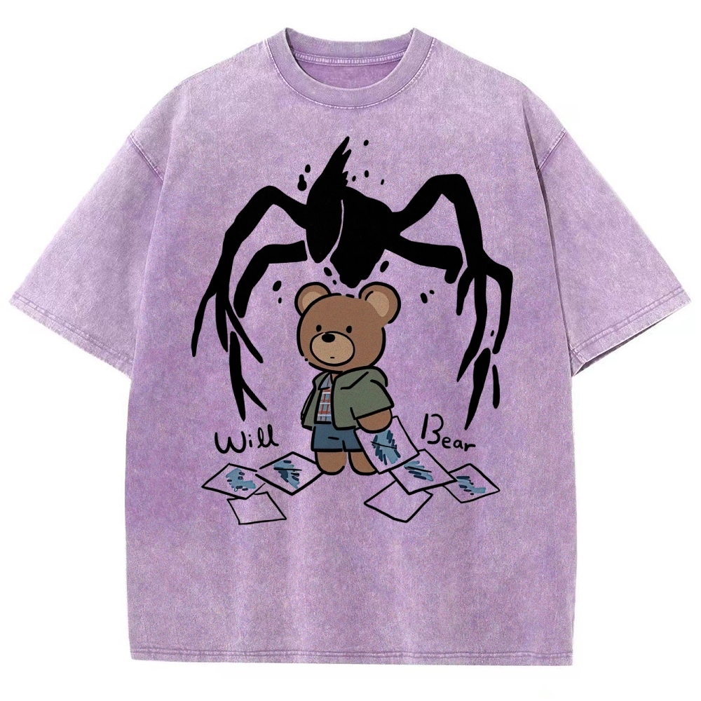 Will Bear Mind Flayer Washed T-Shirt