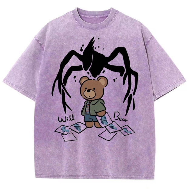 Will Bear Mind Flayer Washed T-Shirt