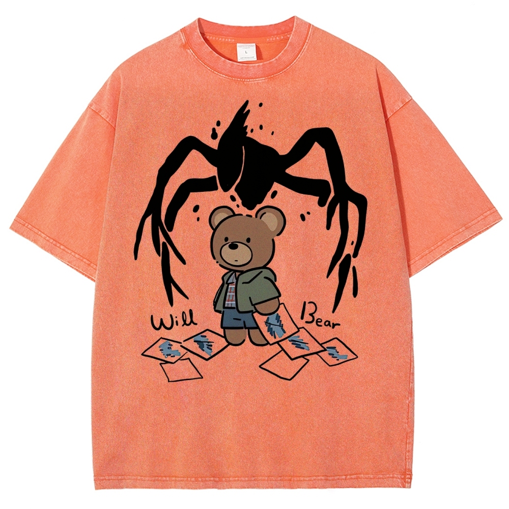 Will Bear Mind Flayer Washed T-Shirt