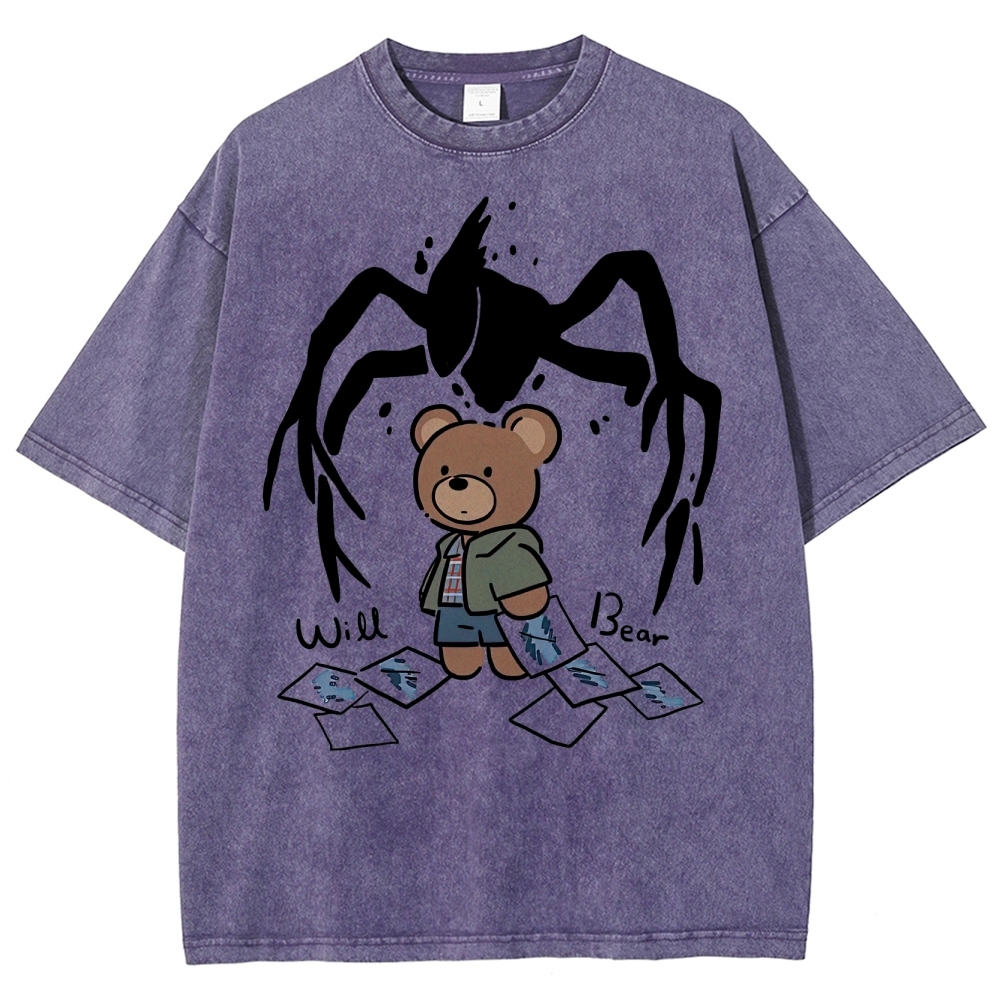 Will Bear Mind Flayer Washed T-Shirt