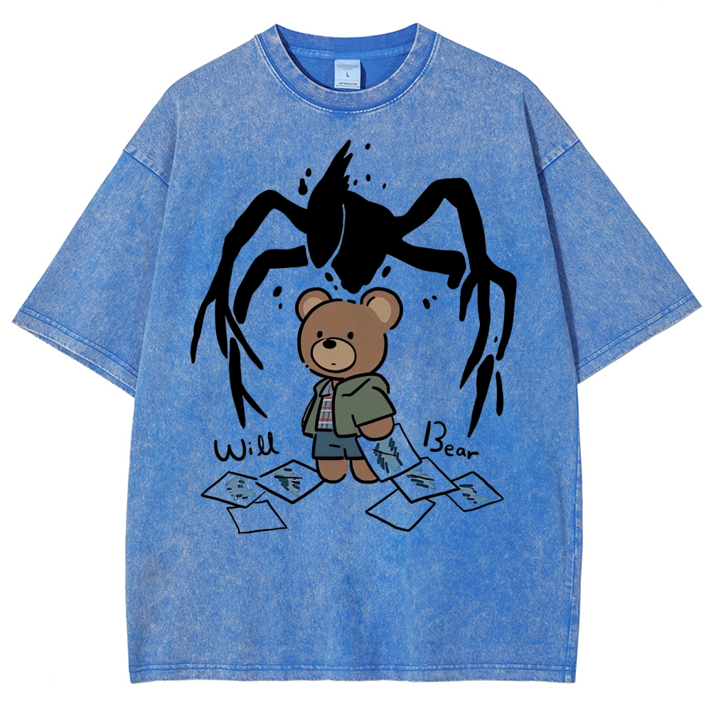 Will Bear Mind Flayer Washed T-Shirt