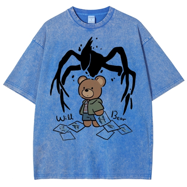 Will Bear Mind Flayer Washed T-Shirt
