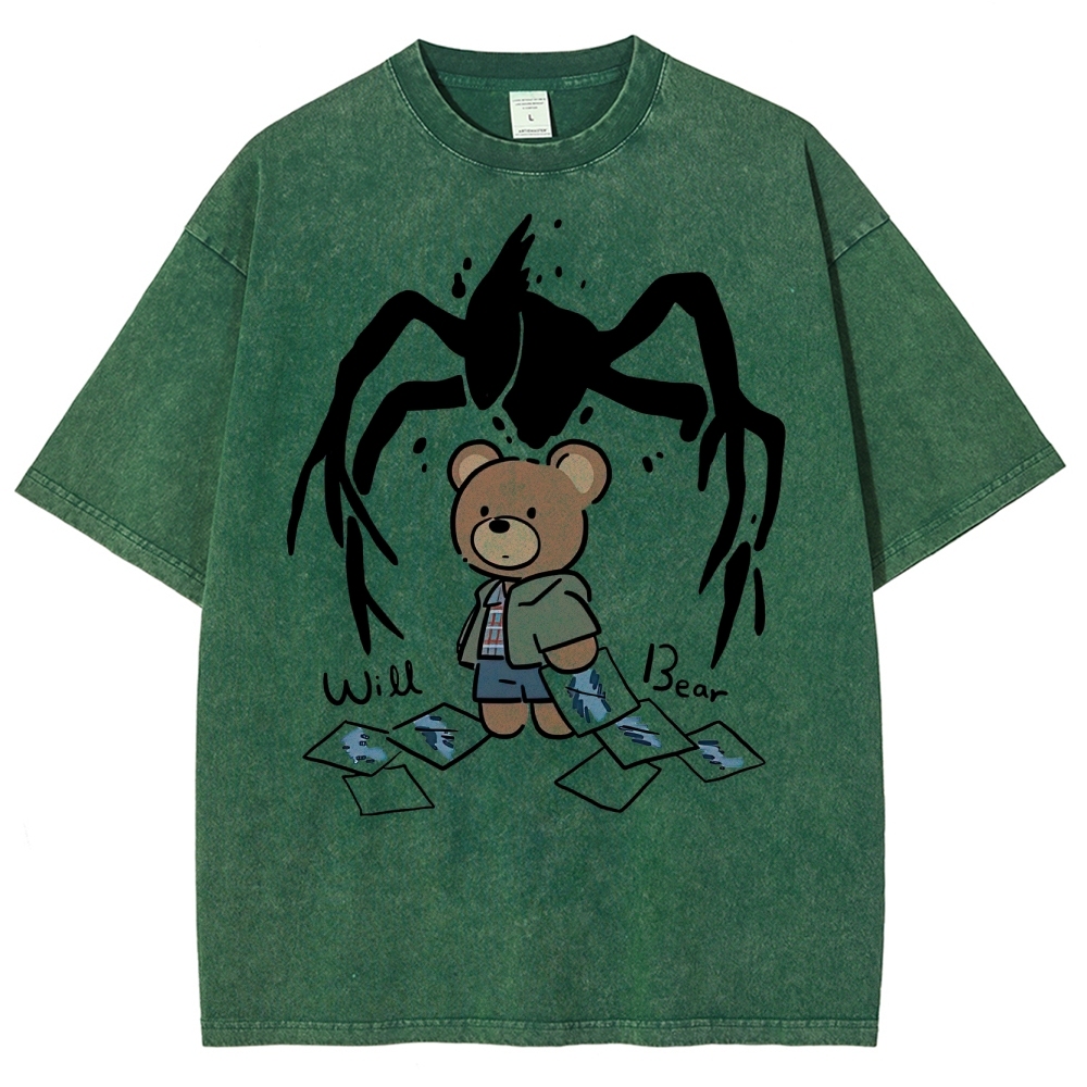 Will Bear Mind Flayer Washed T-Shirt