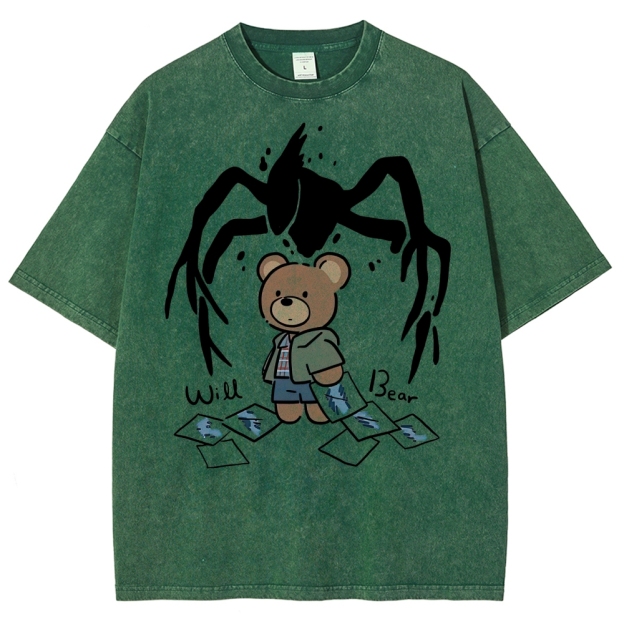 Will Bear Mind Flayer Washed T-Shirt