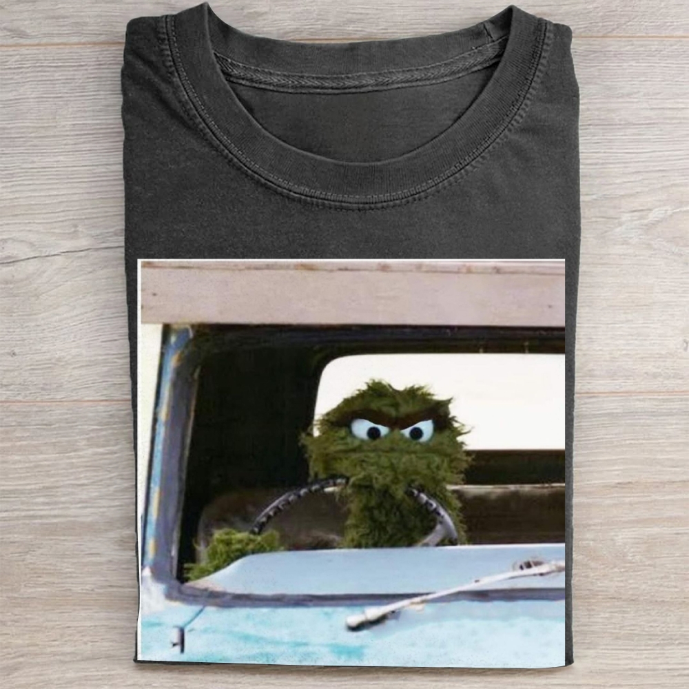 Road Rage Muppet Driver Vintage Washed Tee
