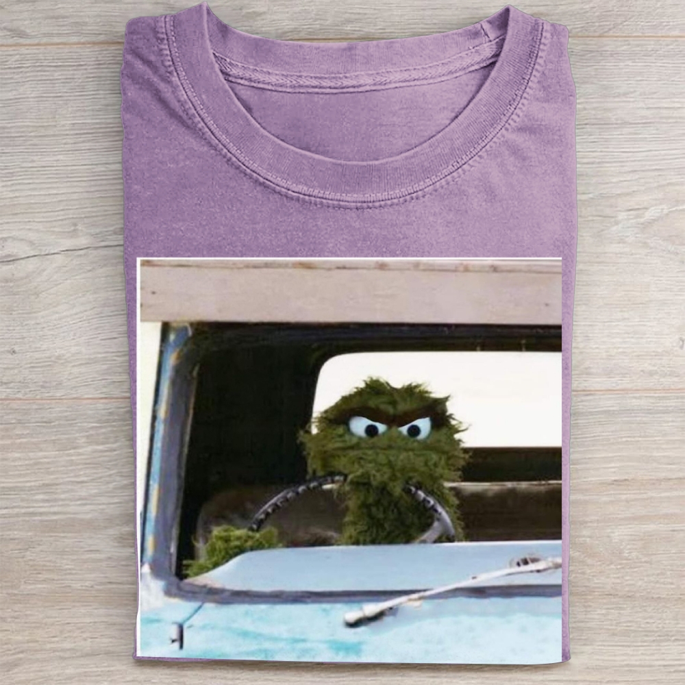 Road Rage Muppet Driver Vintage Washed Tee