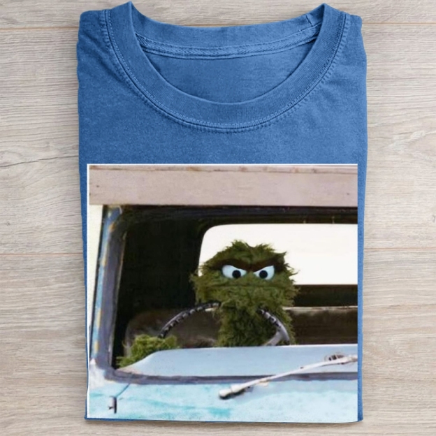 Road Rage Muppet Driver Vintage Washed Tee
