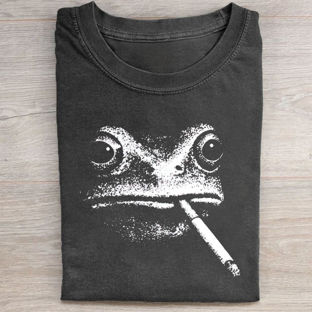 Vintage Smoking Frog Washed Tee