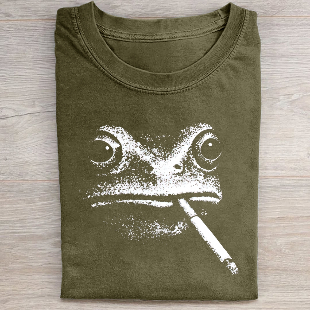 Vintage Smoking Frog Washed Tee 
