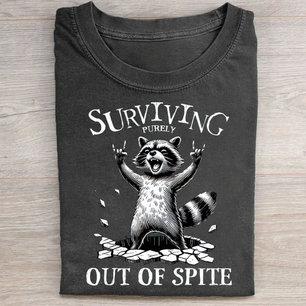 Surviving Purely Out Of Spite Washed Tee 