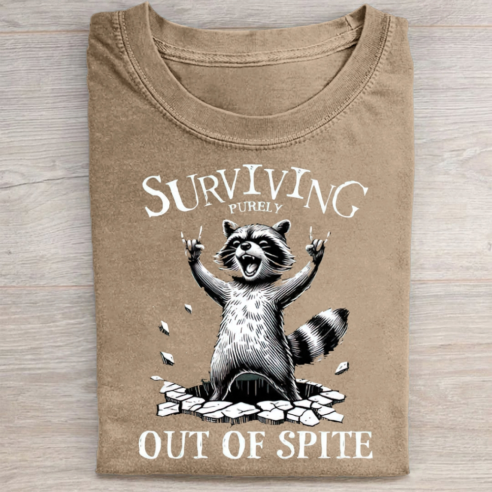 Surviving Purely Out Of Spite Washed Tee 
