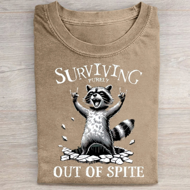 Surviving Purely Out Of Spite Washed Tee 