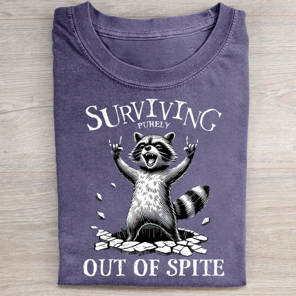 Surviving Purely Out Of Spite Washed Tee 
