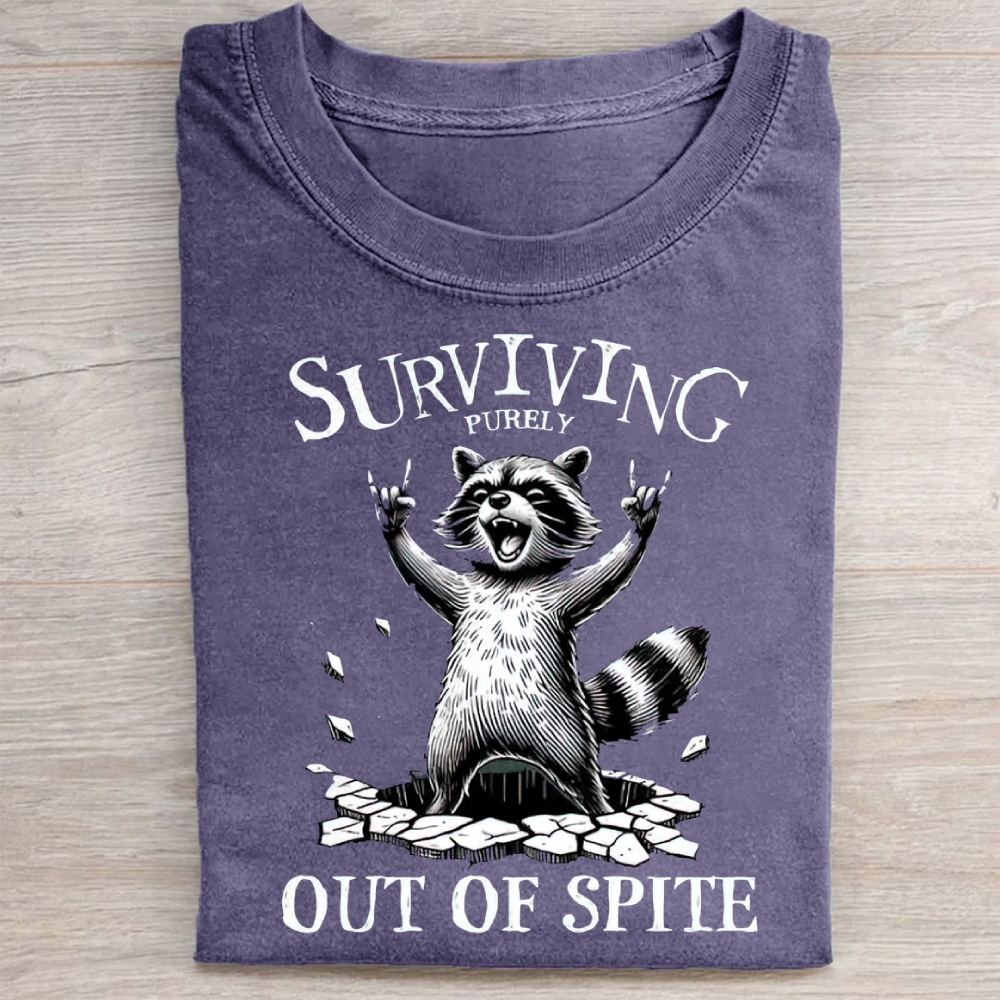 Surviving Purely Out Of Spite Washed Tee 