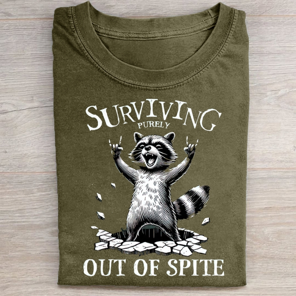 Surviving Purely Out Of Spite Washed Tee 