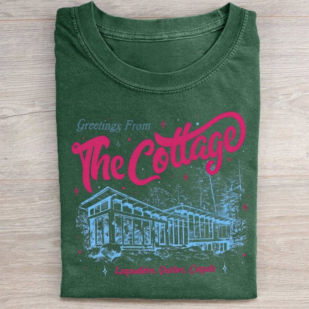 Coming To The Cottage  Washed Tee 