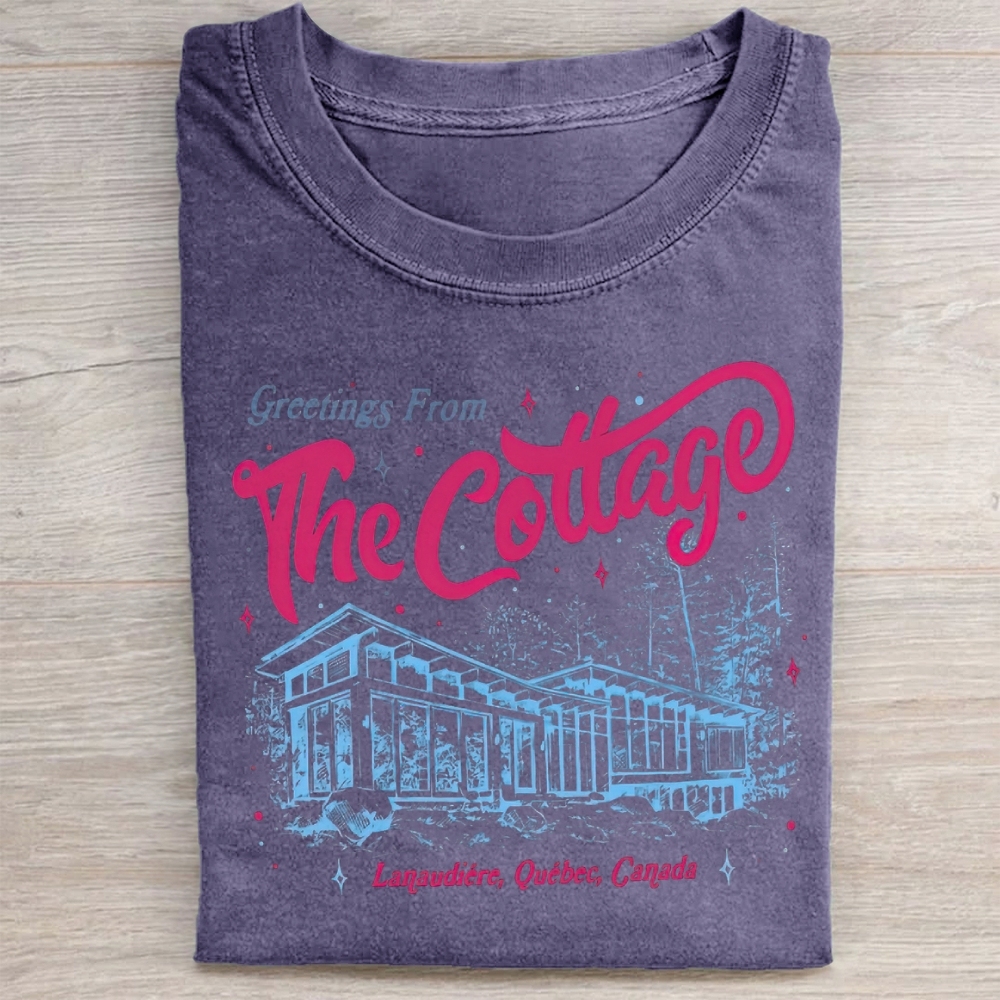 Coming To The Cottage  Washed Tee 