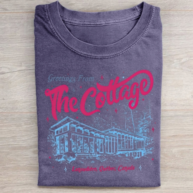 Coming To The Cottage  Washed Tee 