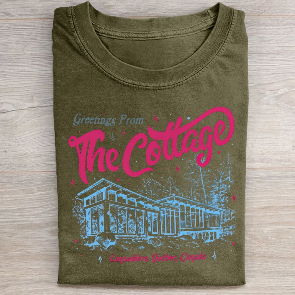 Coming To The Cottage  Washed Tee 