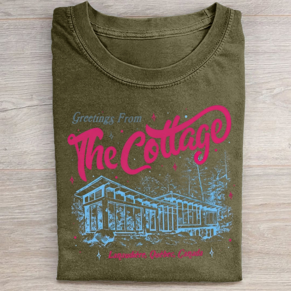Coming To The Cottage  Washed Tee 
